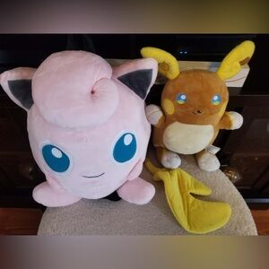 Pokémon Jigglypuff backpack & Tomy plush